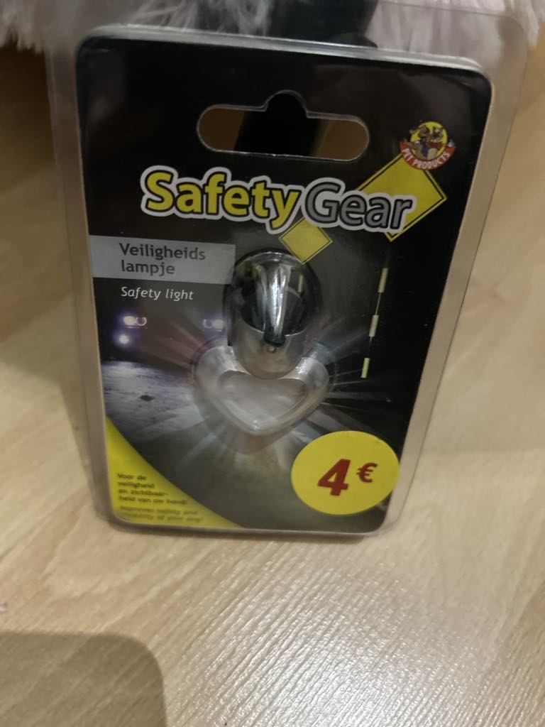 Lumière de sécurité pour chiens SAFETY CLEAR