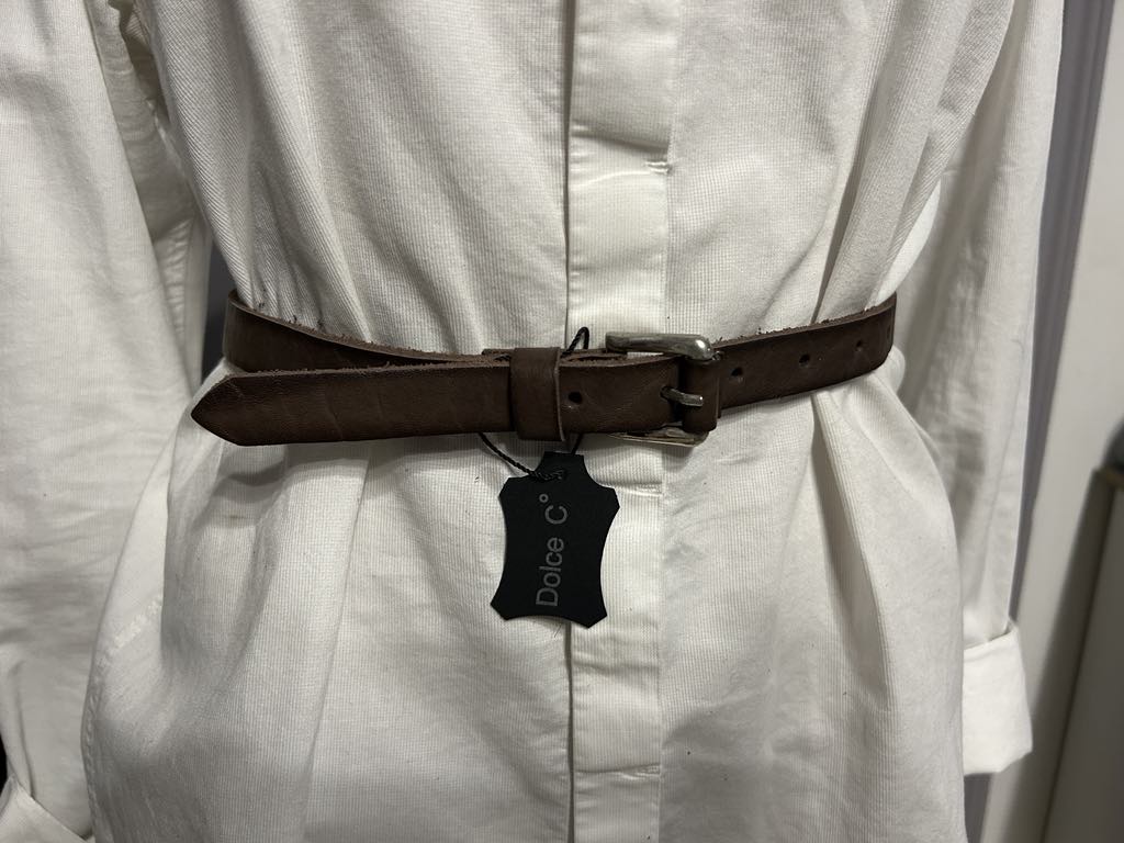 Ceinture marron  en cuir Dolce C