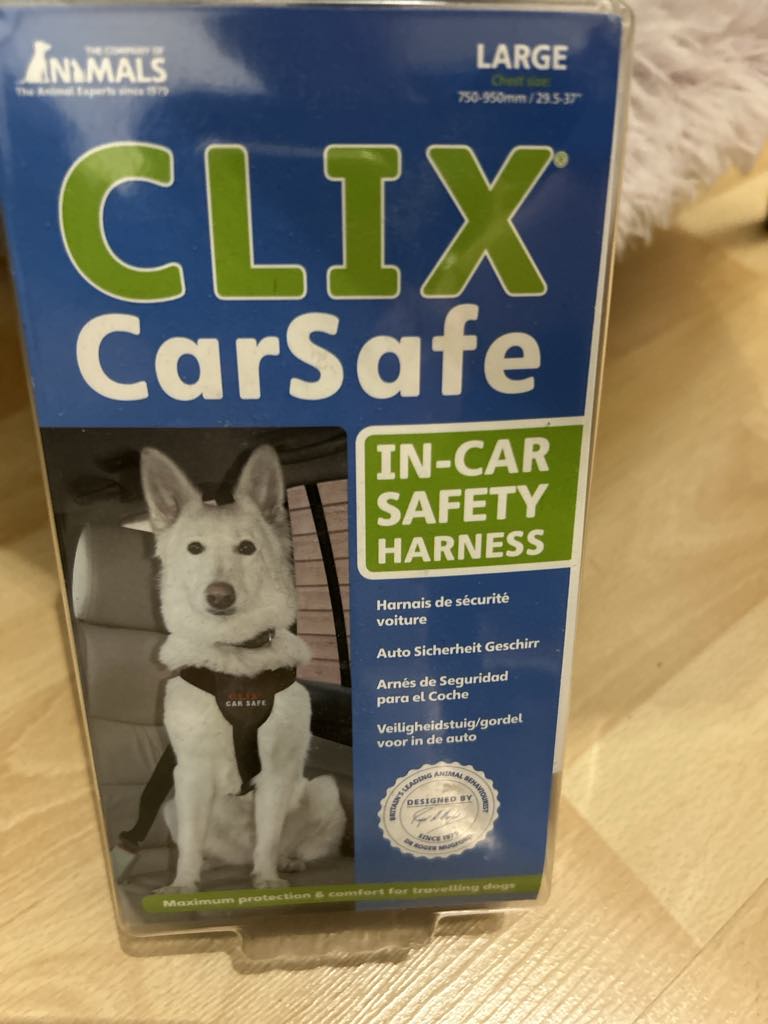 Ceinture de sécurité Clix Carsafe pour chien taille Large ANIMALS