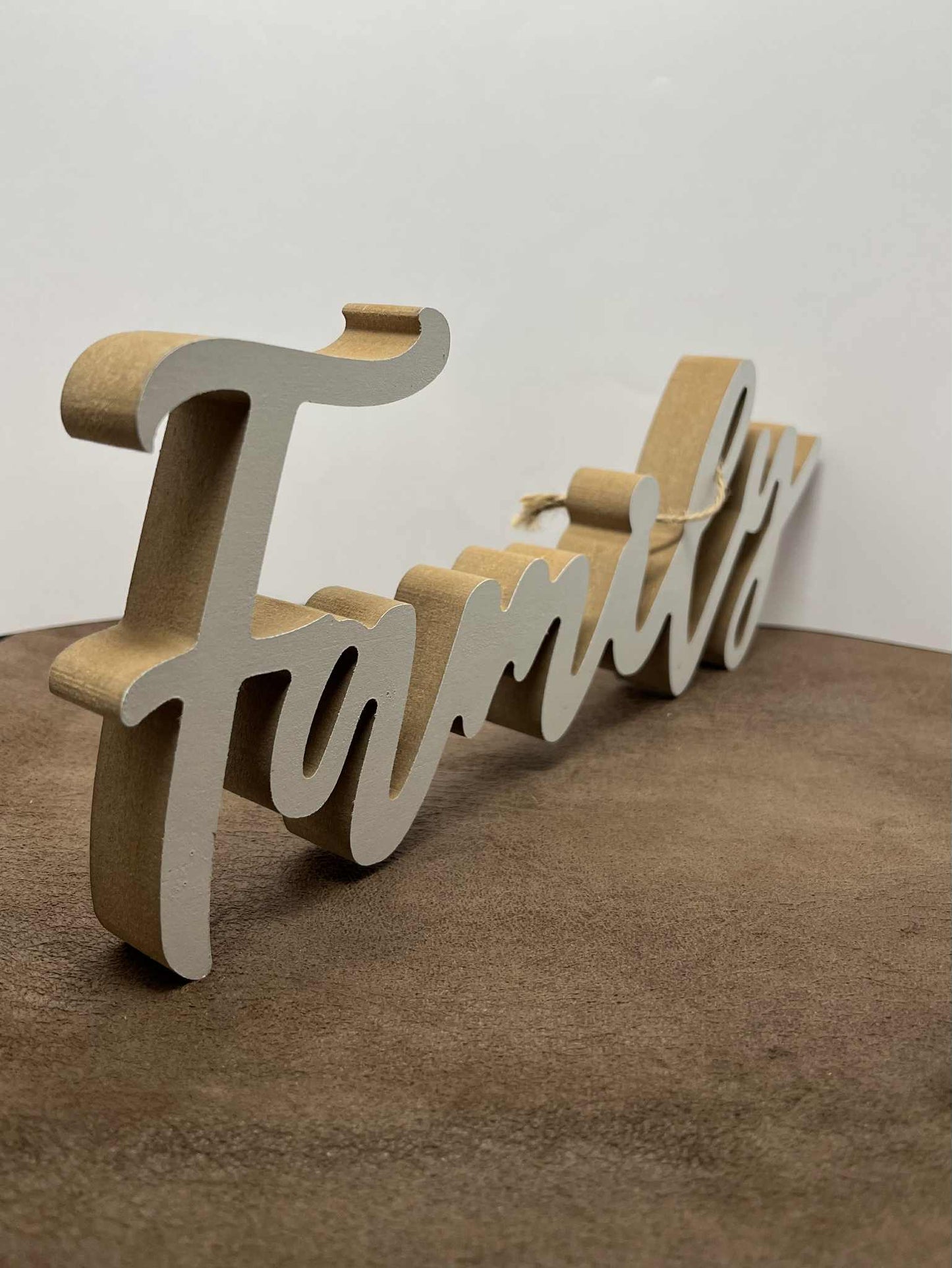 Family en bois  peint en blanc ou noir de GmbH (29.5*11.5cm)