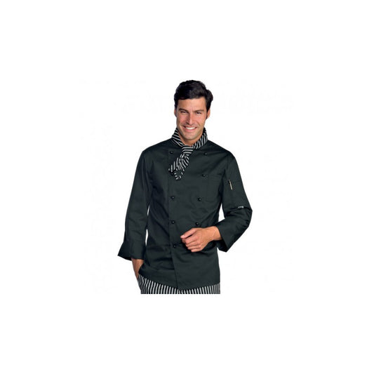 Veste de chef ISACCO noire taille XXL