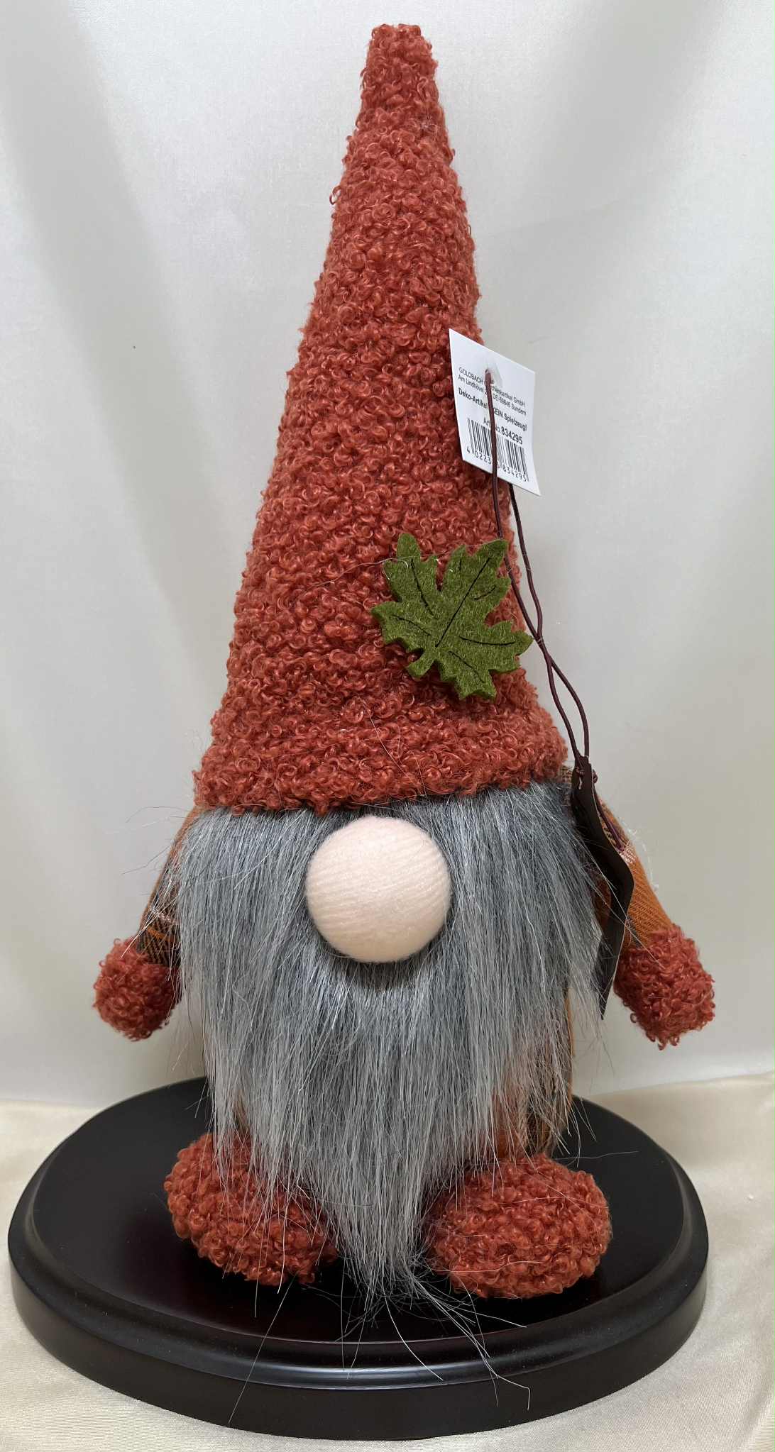 Gnome orange et gris fait main collection Goldenbach de GmbH (13*29cm)