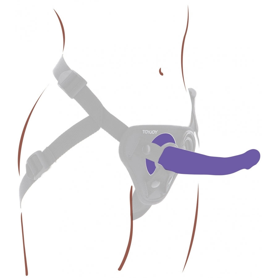 Gode violet   pour harnais GET REAL