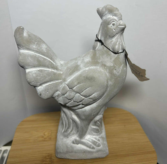 Coq en plâtre hand made collection Goldbach de GmbH (18 cm)