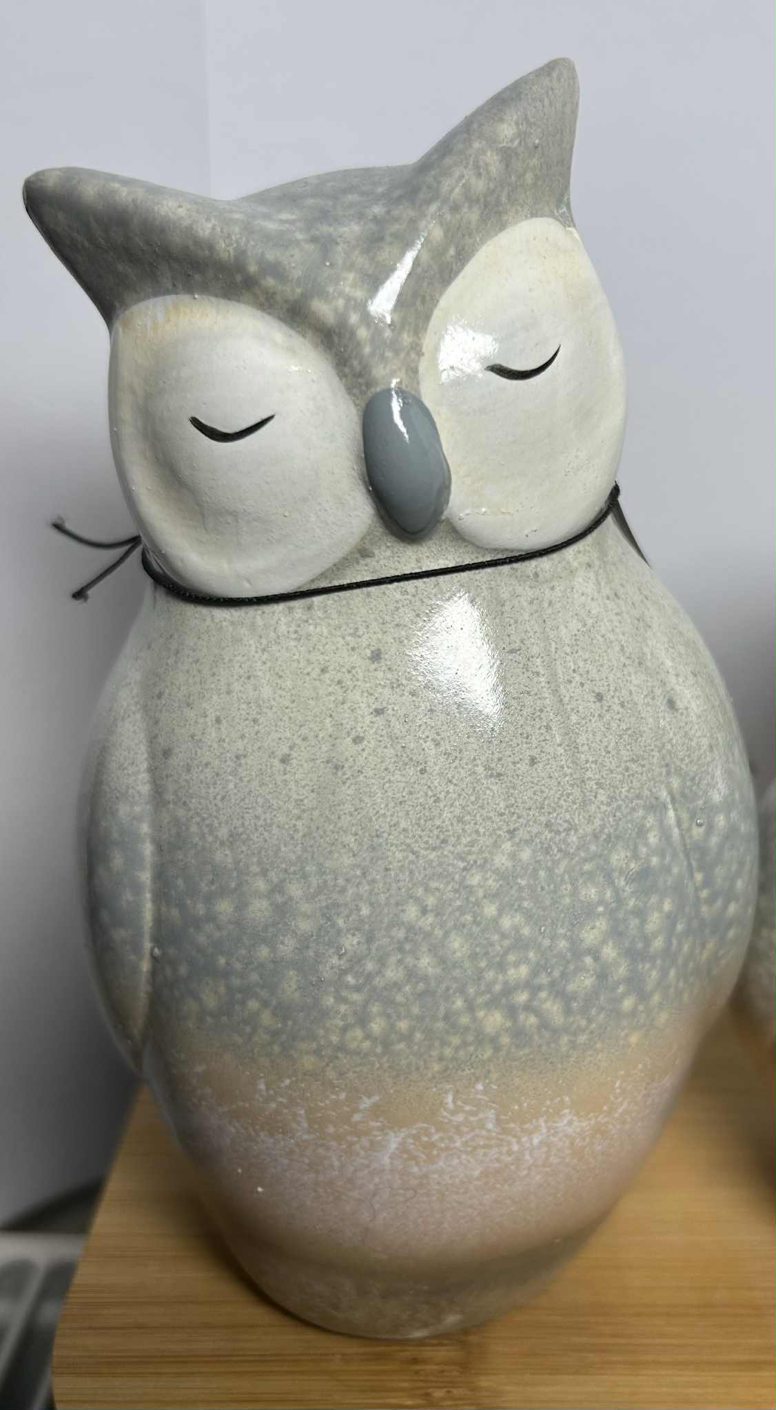 Couple de hiboux en céramique (14 et 13 cm) collection Goldbach de GmbH