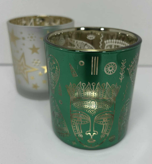 Lot de 2 photophores de GmbH (7.5*7cm)