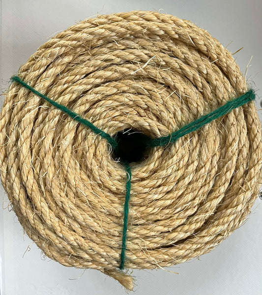 Lot de 3 bobines de cordes sisal pour Macramé(6*40mm) IZSUZEE