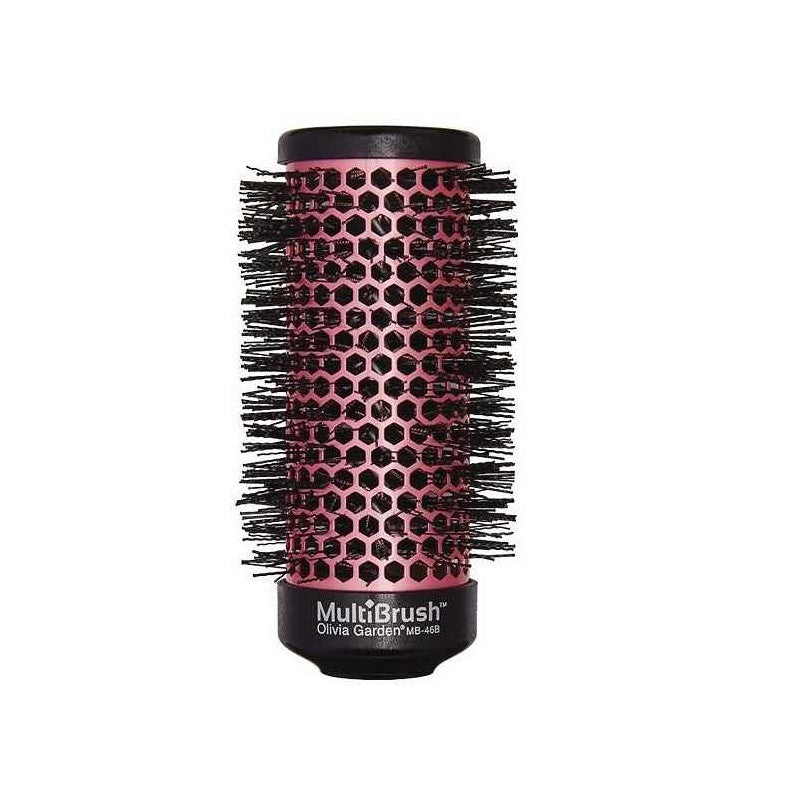 Lot OLIVIA GARDEN comprenant la brosse Multibrush 46/62 mm rouge et la poignée détachable