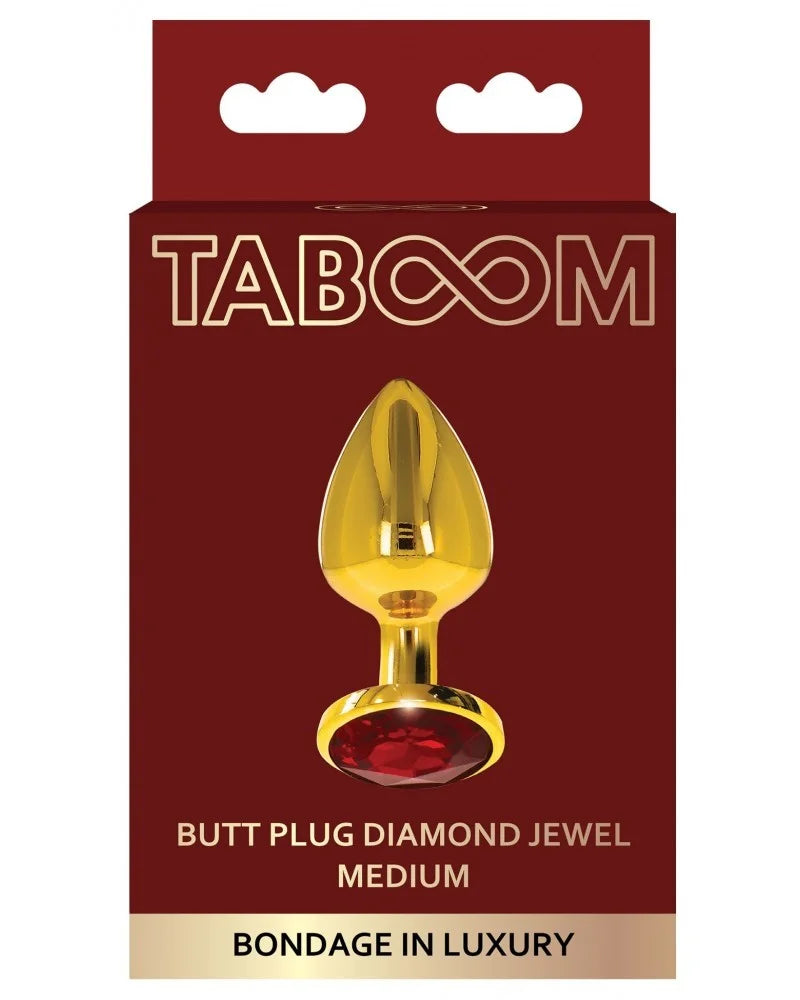 Plug bijou anal Jewel Medium TABOOM 7.5 x 3.3cm