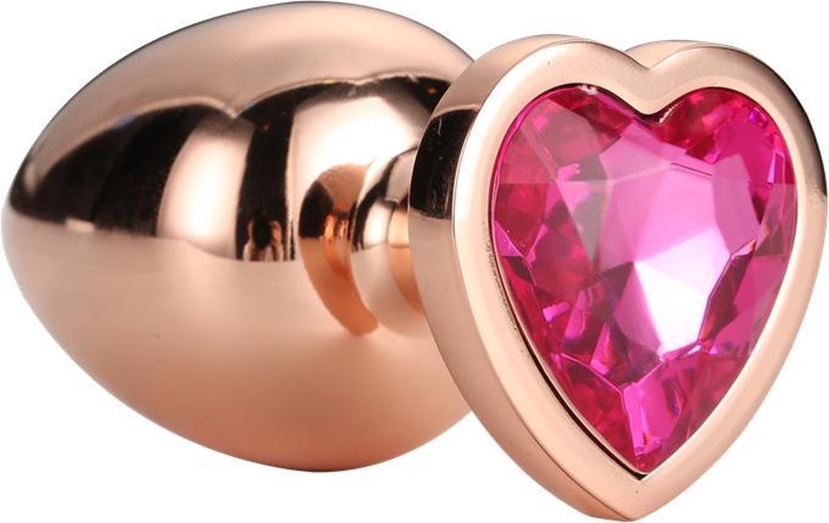 Plug anal Glamour Love  Or Rose M DREAMTOYS