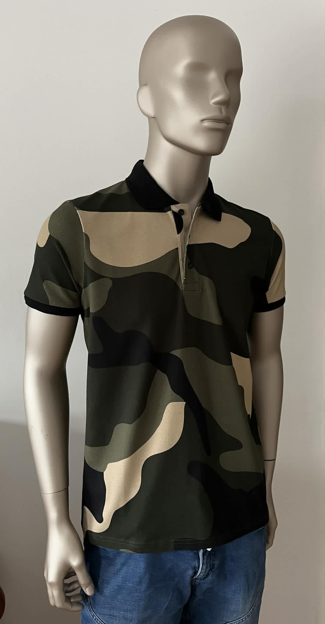 Polo  Homme Navy  tons verts de HON