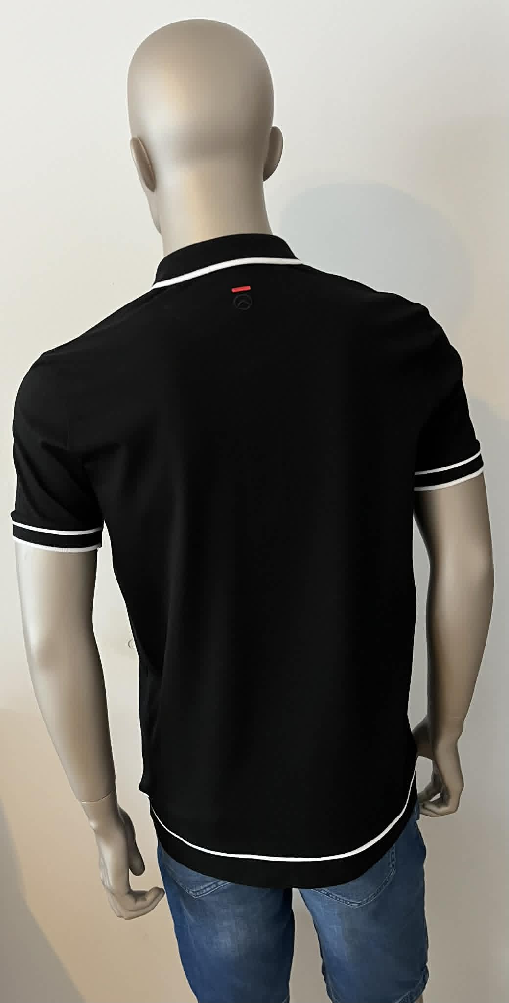 Polo noir et blanc Hon