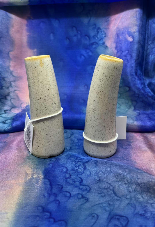 Set de 2 soliflores en forme de défenses d'éléphant (3*8.5cm) de GmbH