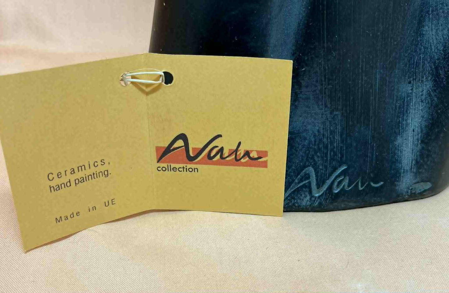 Statue anthracite "Père et Fils " de Avam collection par Tosal ( l 17+h 45+ p 10 cms)