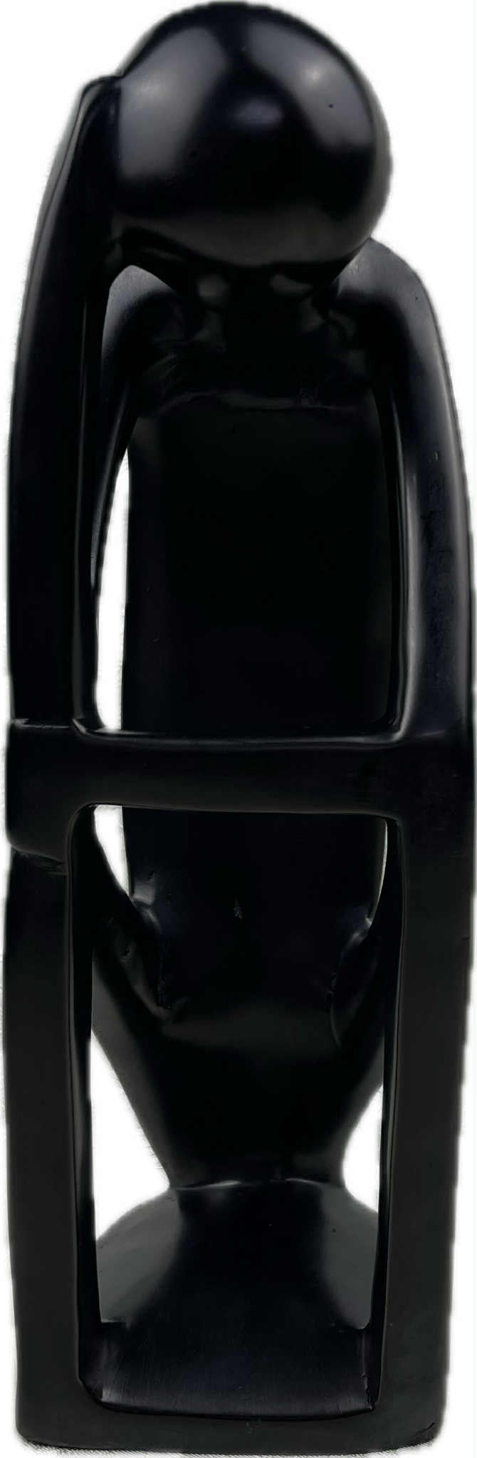 Statue africaine en stéatite "le penseur" de GmbH