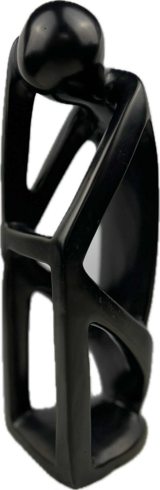 Statue africaine en stéatite "le penseur" de GmbH