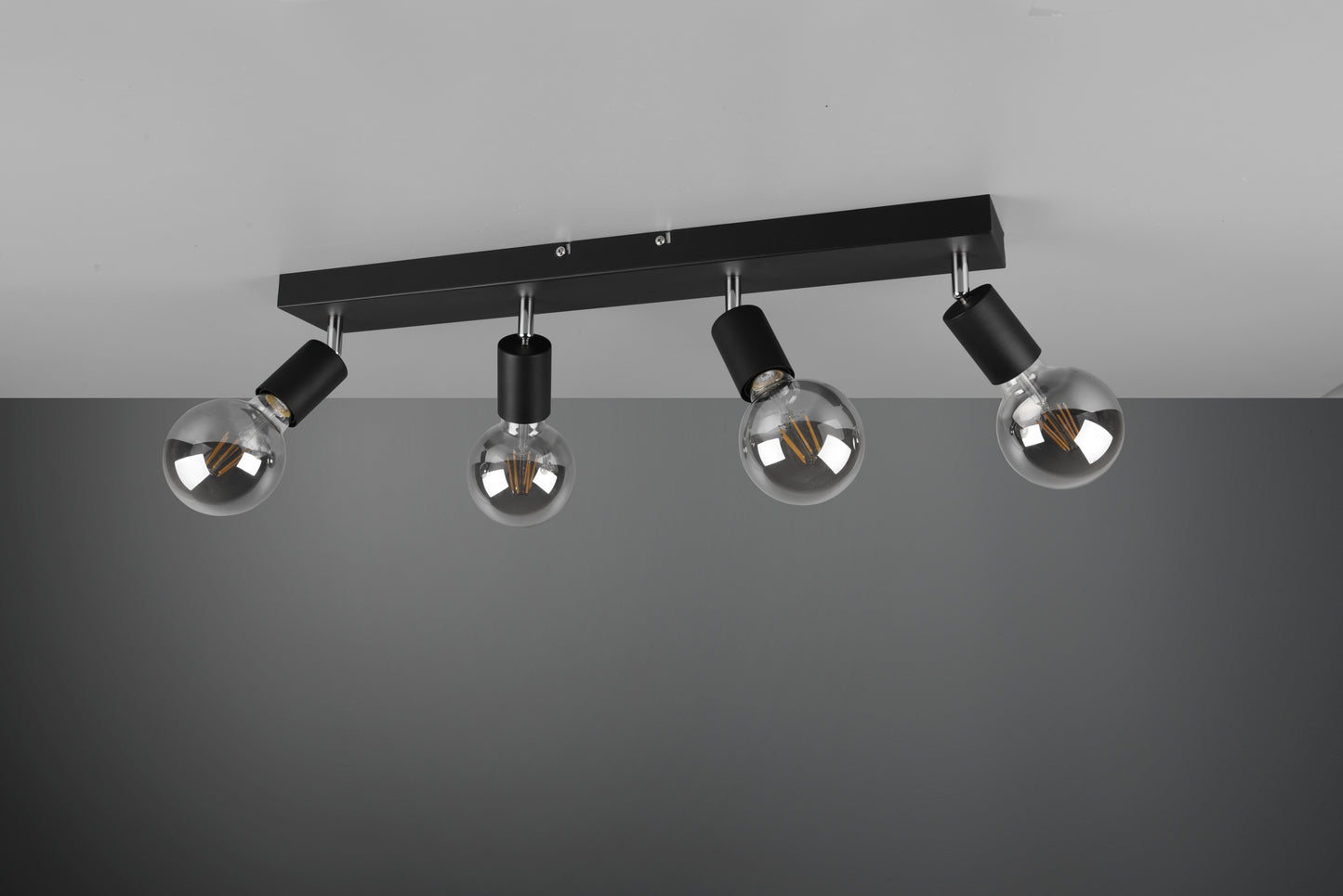 Suspension 4 spots Led TRIO VANNES ref R801840 4*E27 max 40w.Ampoules non fournies