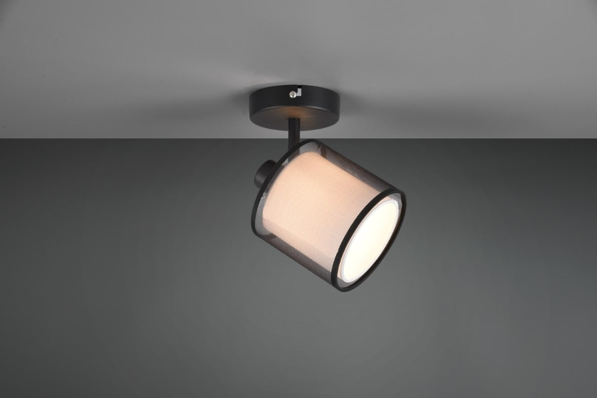 Applique murale TRIO BURTON REF 811400132 1 LAMPE 1*E14w MAX28w.Ampoule non fournie