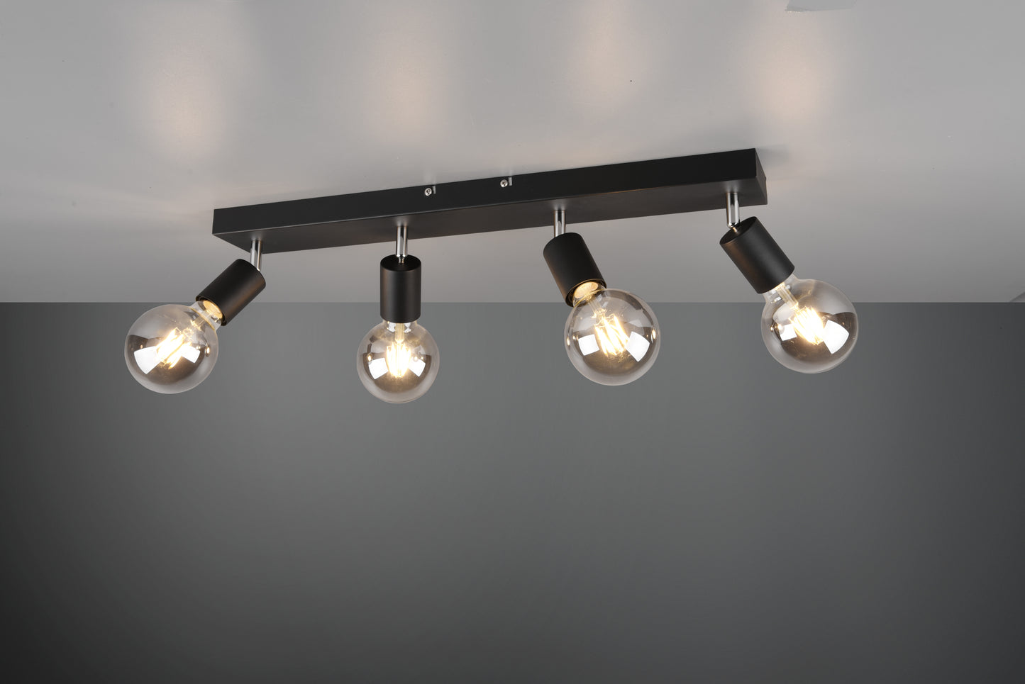 Suspension 4 spots Led TRIO VANNES ref R801840 4*E27 max 40w.Ampoules non fournies