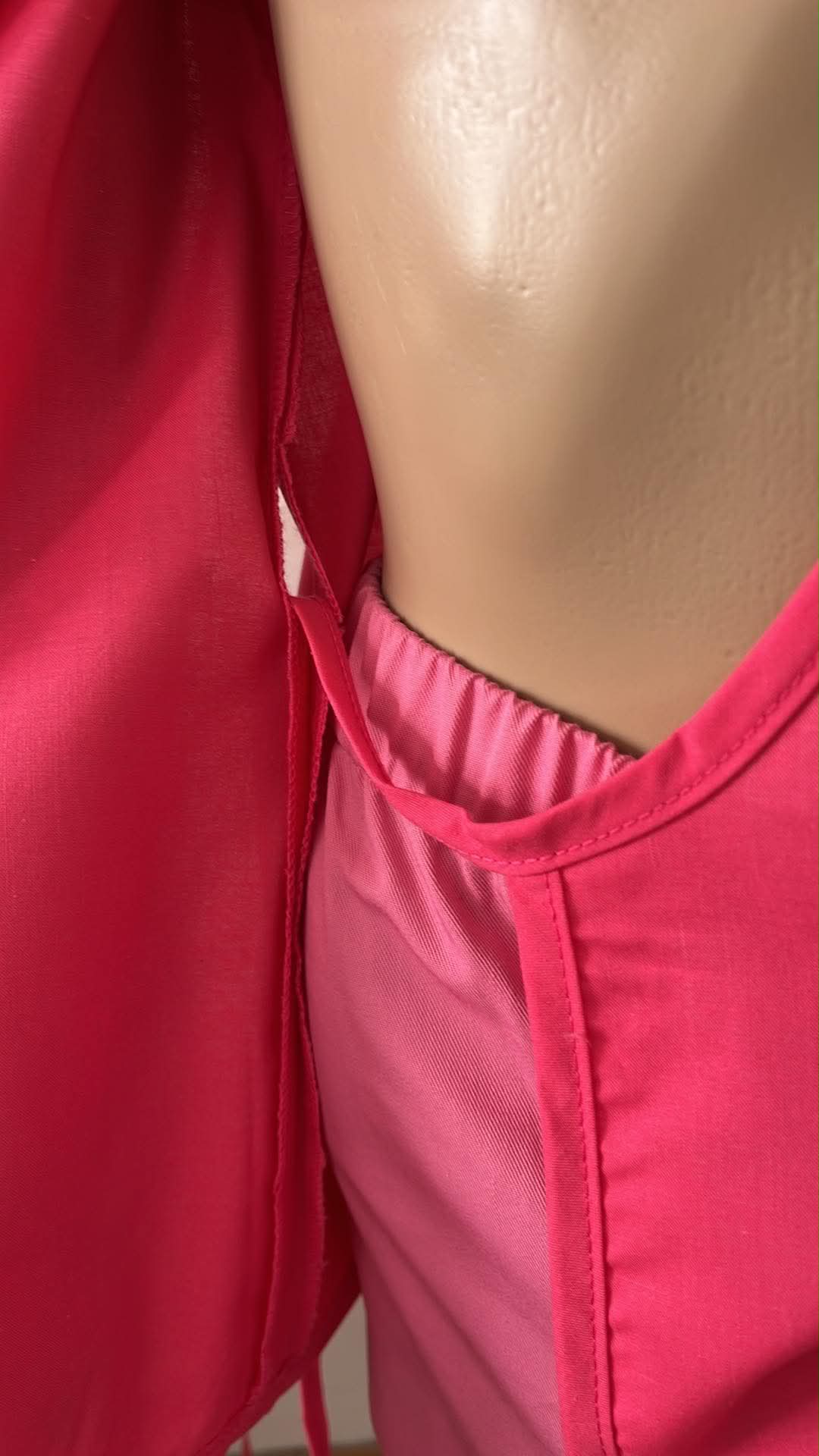 Tunique médicale Kimono Fuchsia Taille M ISACCO