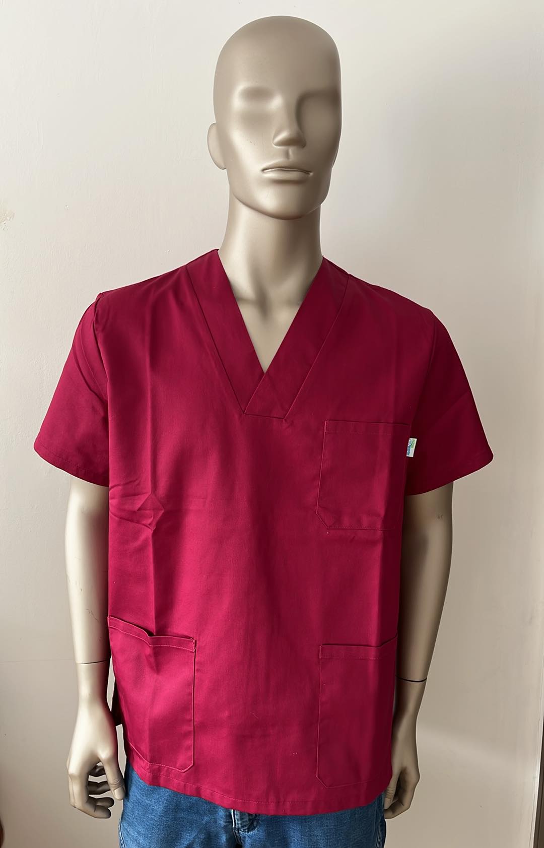 Tunique Unisexe , médicale à enfiler bordeaux taille S NEW YORK