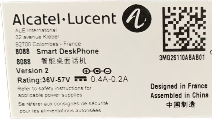 STANDARD TELEPHONIQUE ALCATEL-LUCENT 8088 PREMIUM DESK PHONE VERSION 2