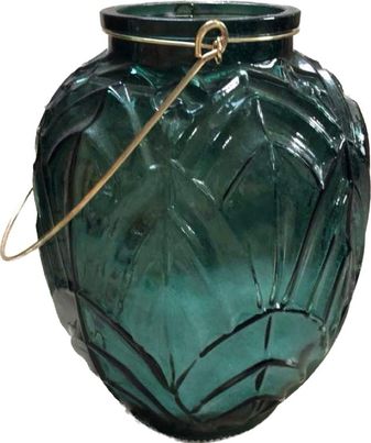 VASES VERT BOUTEILLE 20CM