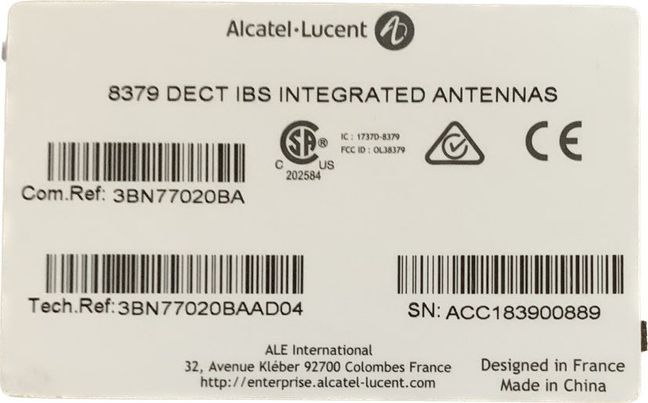 8379 DECT IBS INTEGRATED ANTENNAS