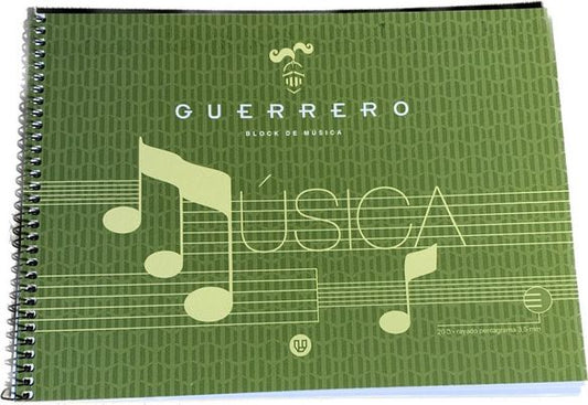 CAHIER DE MUSIQUE 20 PAGES