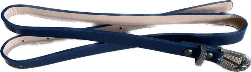 CEINTURE BLEUE 110 CM