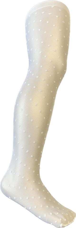 COLLANTS BABY GRAIN DE BLE BLANC POINTS BLANCS