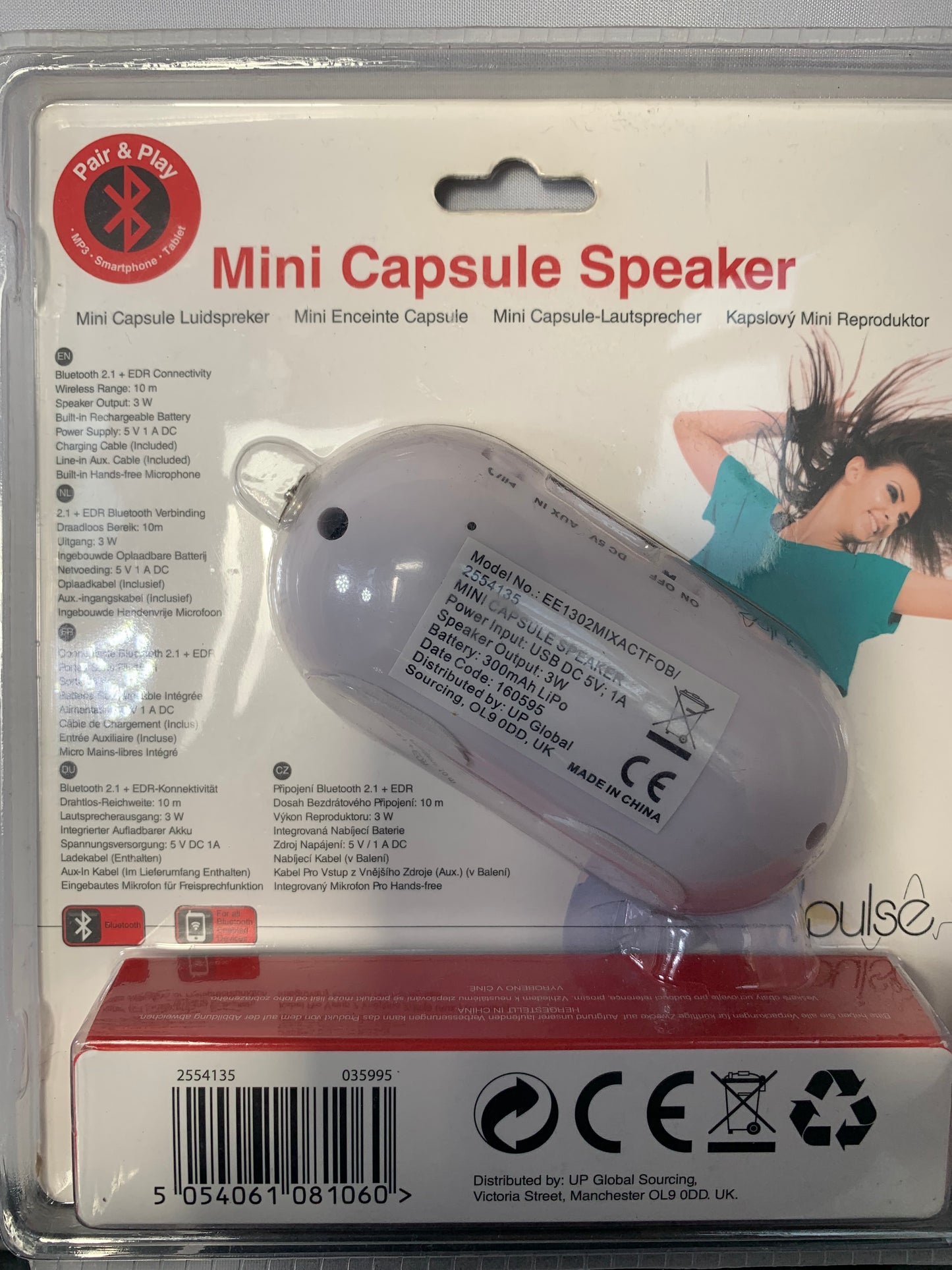 MINI CAPSULE HAUT PARLEUR BLUETOOTH