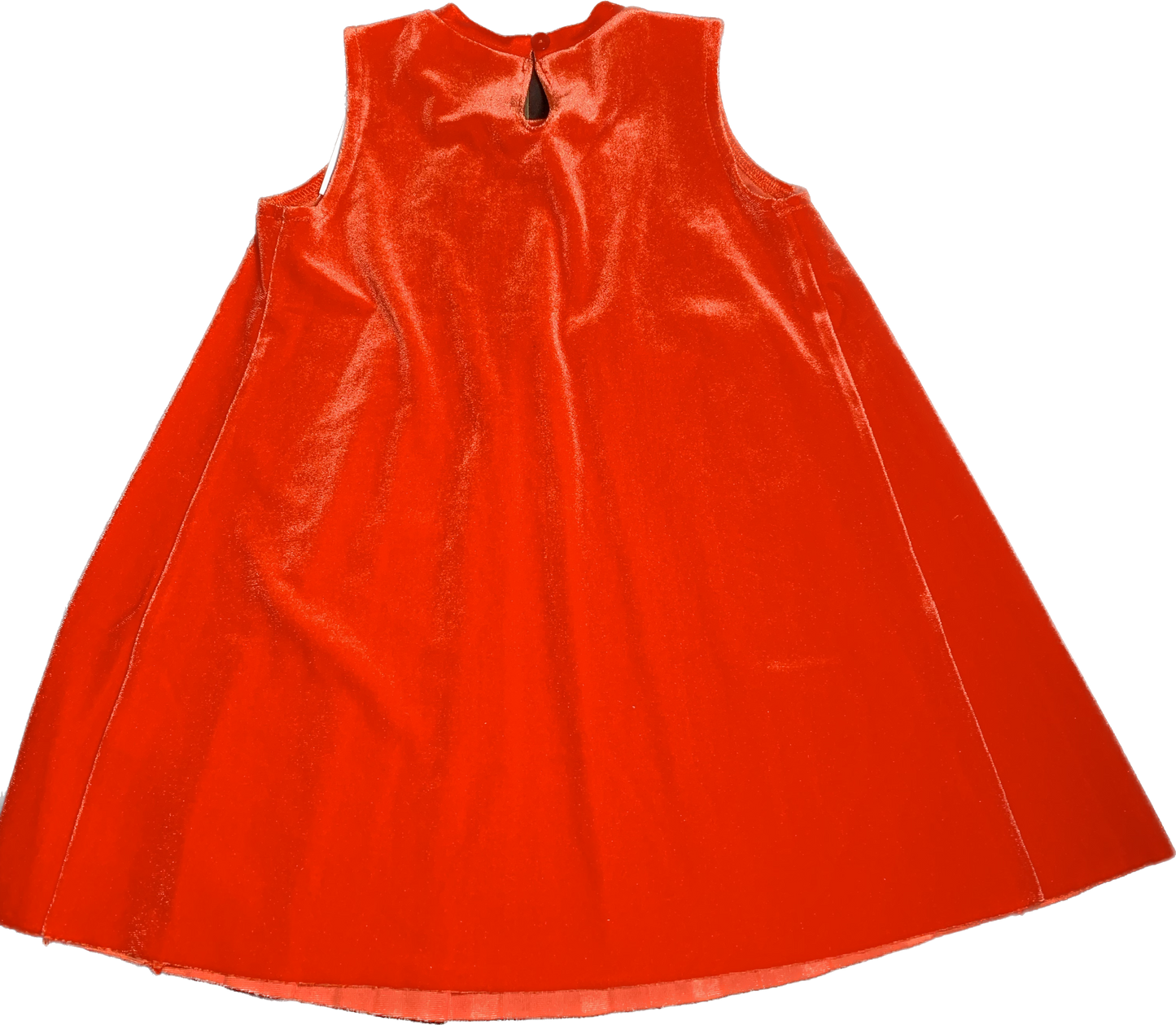 ROBE VELOURS ROUGE BDZ