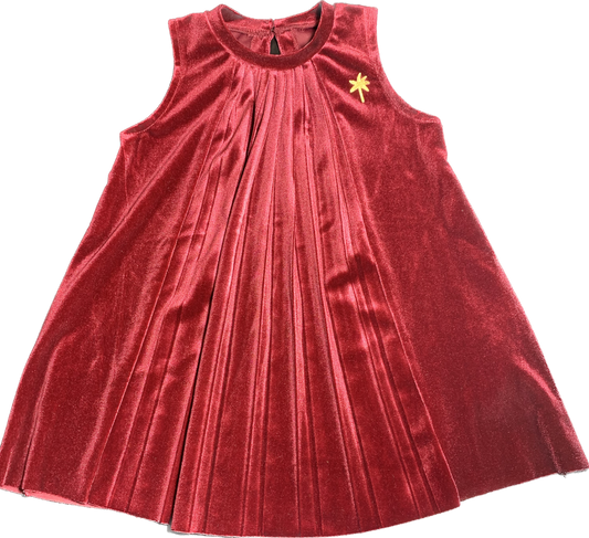 ROBE VELOURS BORDEAUX BKZ