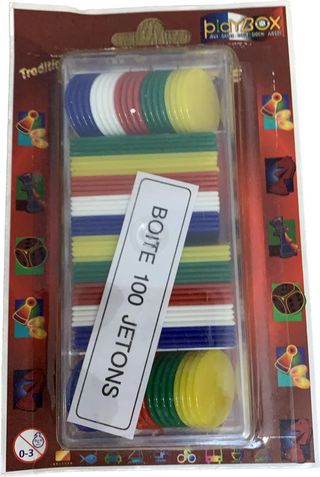 BOITE DE 100 JETONS