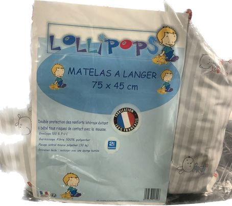 MATELAS A LANGER LOLLIPOPS