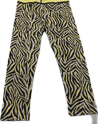 PANTALON UBS.2 MOTIF JAUNE ET NOIR