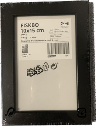 CADRE  FISKBO 10*15cm LOT DE 6 CADRES