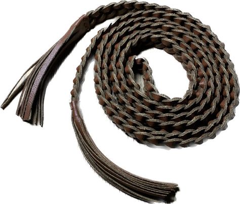 CEINTURE TRESSEE MARRON SANS BOUCLE