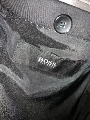 COSTUME NOIR HUGO BOSS