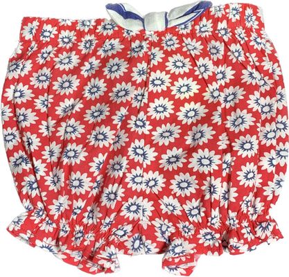 SHORT ROUGE FLEURI NEW NESS