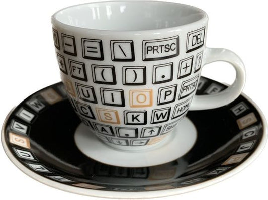 TASSE MOTIF CLAVIER D'ORDINATEUR